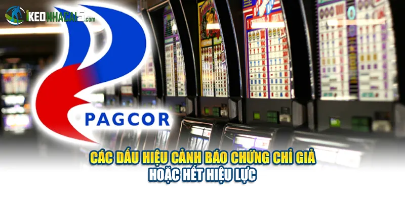 Các dấu hiệu cảnh báo chứng chỉ giả hoặc hết hiệu lực